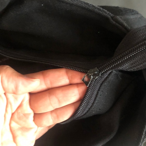 Shell inlay handbag w/ wood handle - Picture 3 of 4